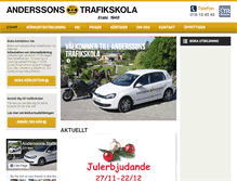 Tablet Screenshot of anderssonskorkort.se